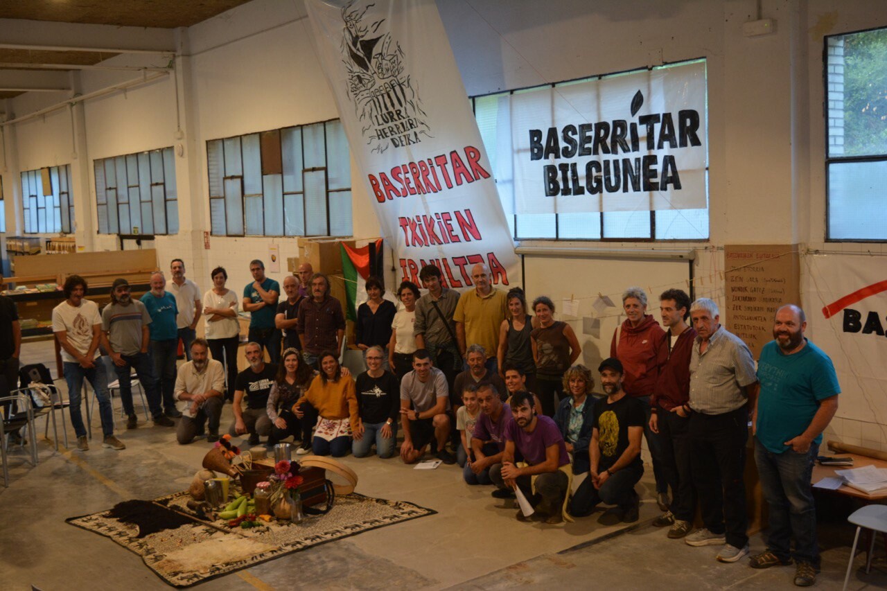 Baserritar Bilgunearen sorrera