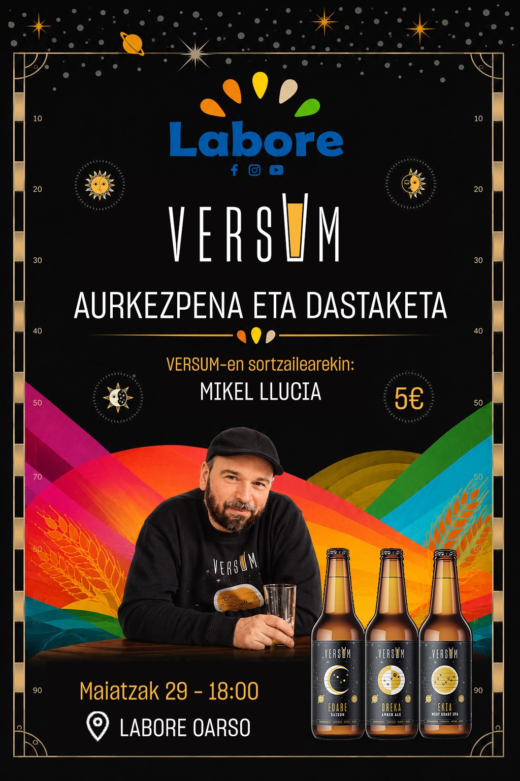 Versum garagardoen aurkezpen eta dastaketa