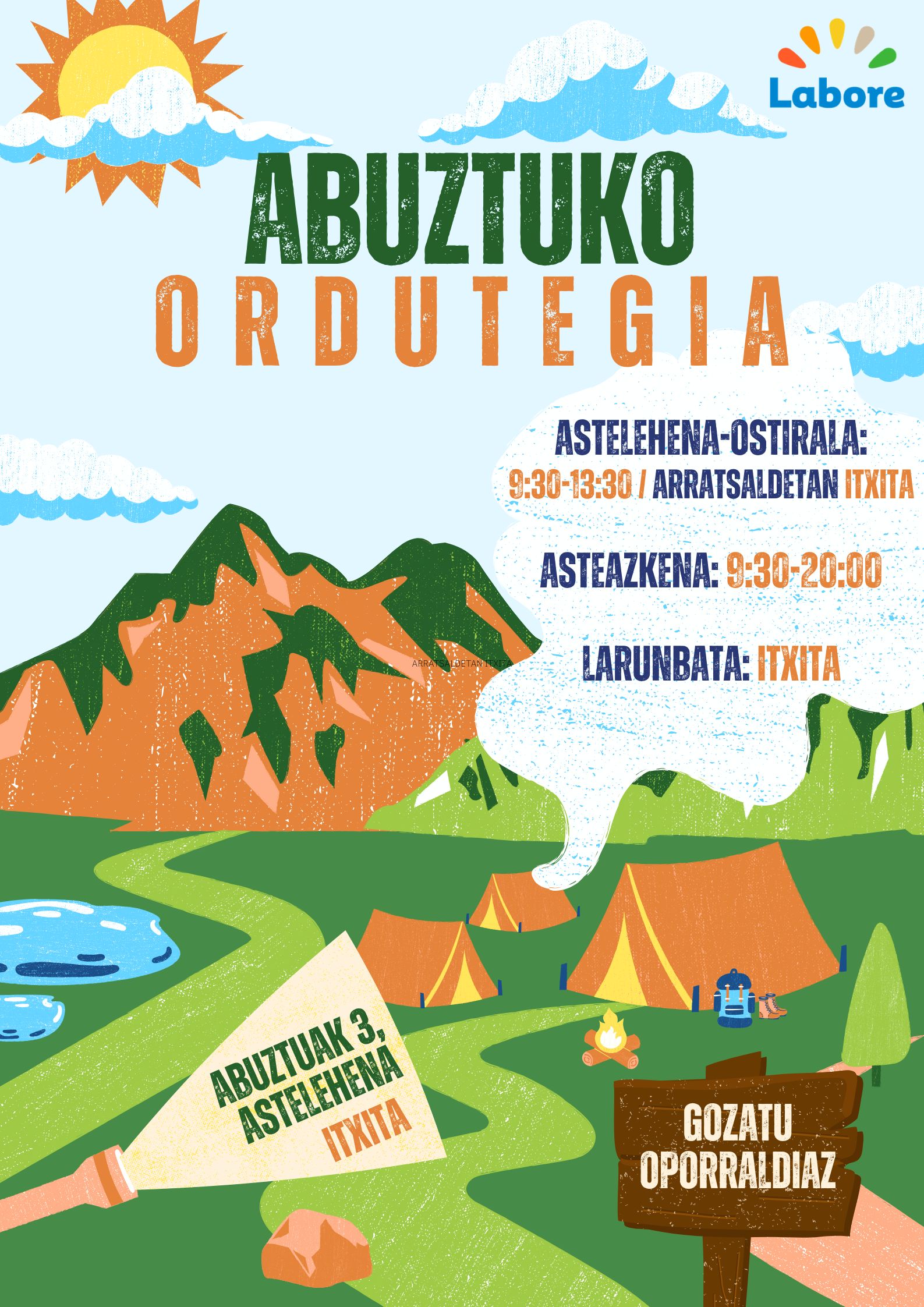 Abuztuan sartzearekin bat ordutegi aldaketa